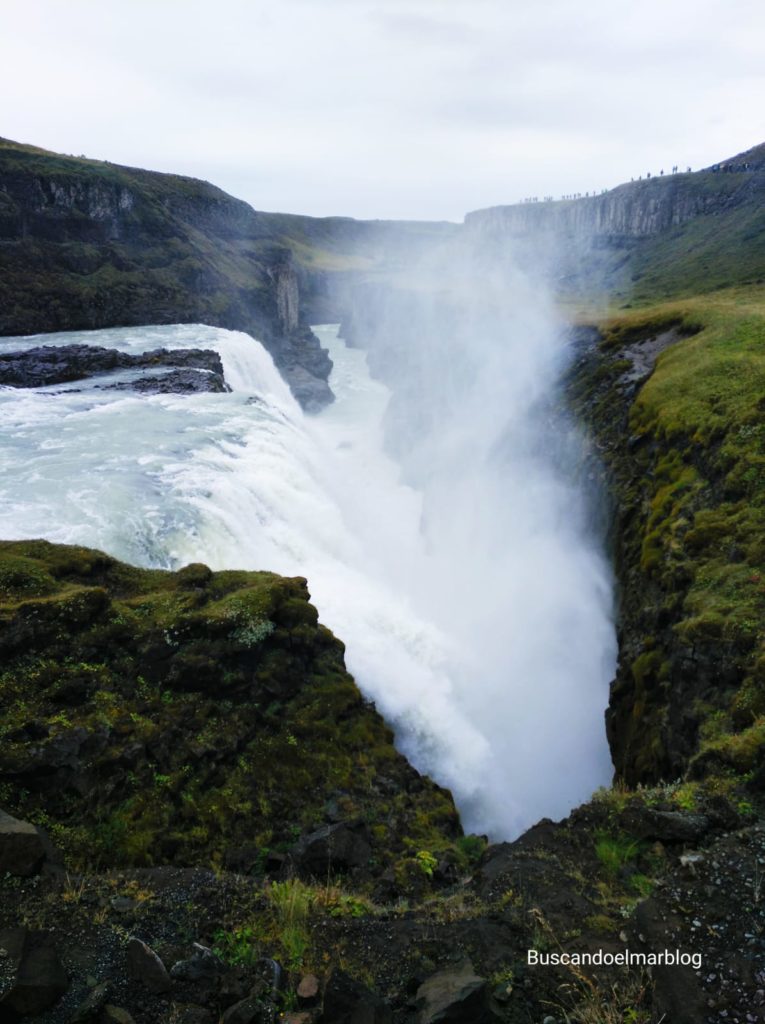 Desfiladero y cascada de Gullfoss